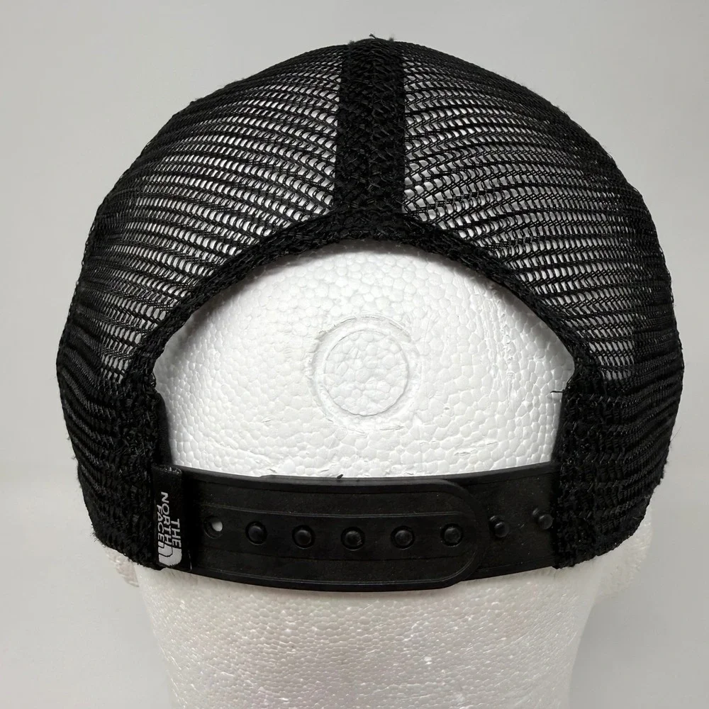 The North Face Base Camp Van Trucker Rope Hat Black Mesh Snapback NF0A3KGC